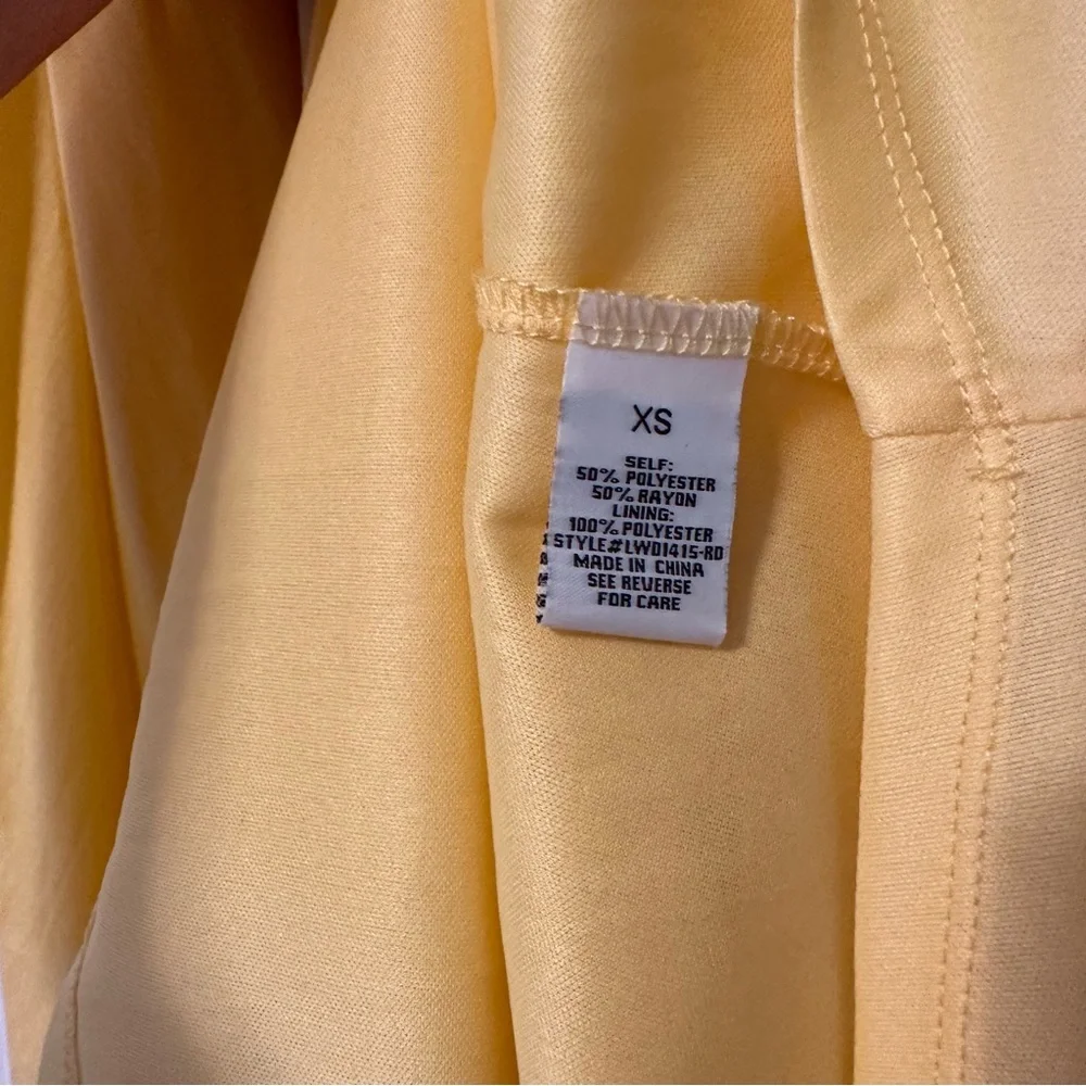 Aura yellow halter dress, size XS - gorgeous! - Picture 3 of 6